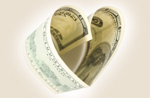 O dinheiro não pode comprar o amor