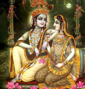 Krishna y la Gopi - una linda historia de amor