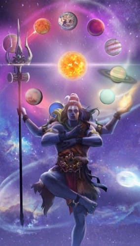 Shiva, Eu o vi, com meu olho espiritual, sentado, alm das estrelas... veja mais.