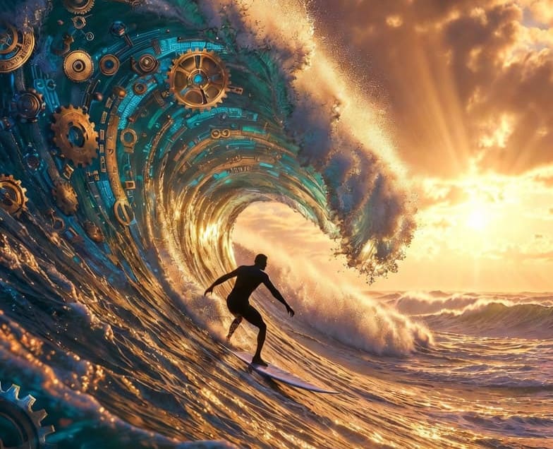 Surfar as ondas da sua vida