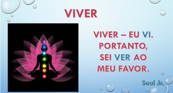 Eu VI e sei VER