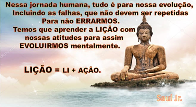 Lição para nossa Evolução
