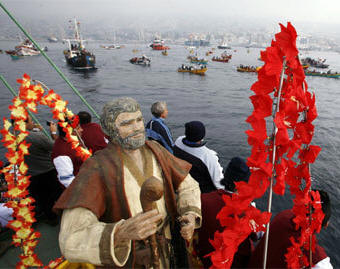 Festa no mar, dia de São Pedro!