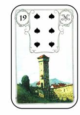 Carta Baralho Cigano Torre  Perodua g